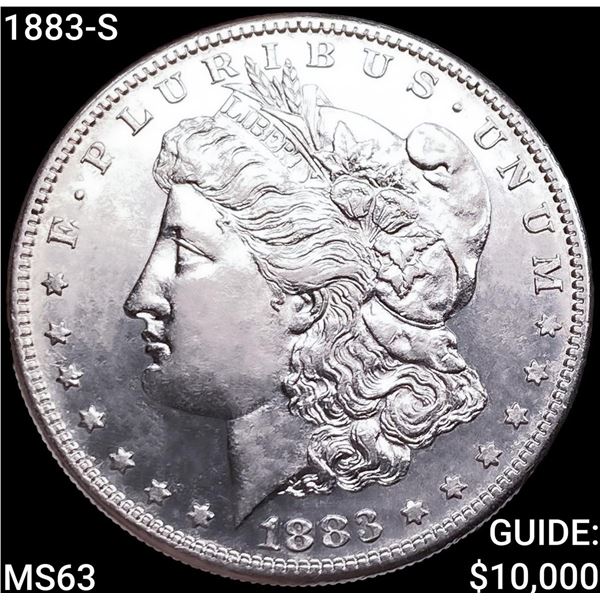 1883-S Morgan Silver Dollar CHOICE BU