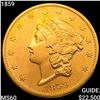 Image 1 : 1859 $20 Gold Double Eagle UNCIRCULATED