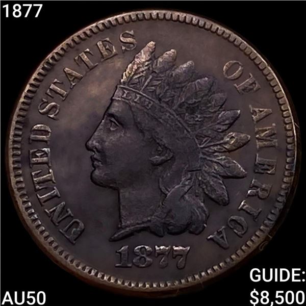 1877 Indian Head Cent CLOSELY UNCIRCULATED