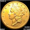 Image 1 : 1859-S $20 Gold Double Eagle UNCIRCULATED