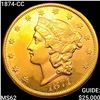 Image 1 : 1874-CC $20 Gold Double Eagle UNCIRCULATED
