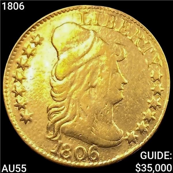 1806 $5 Gold Half Eagle HIGH GRADE