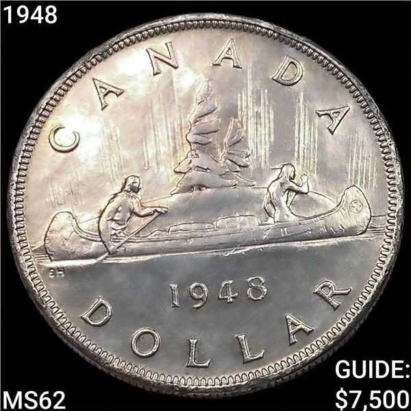 1948 Canada Silver Dollar UNCIRCULATED