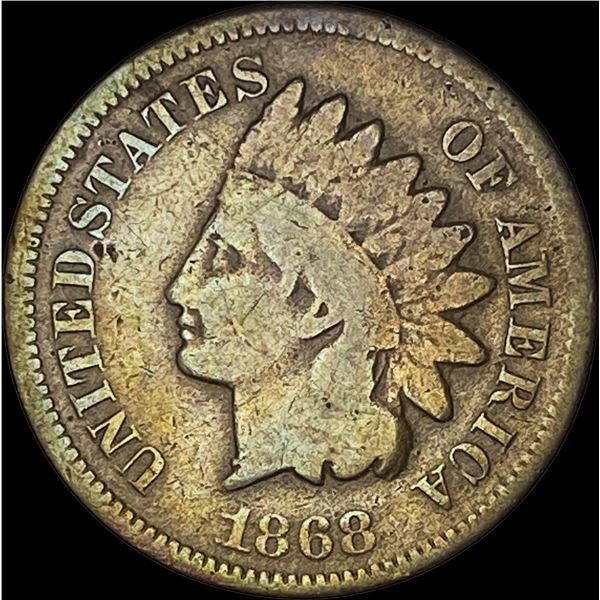 1868 Indian Head Cent NICELY CIRCULATED