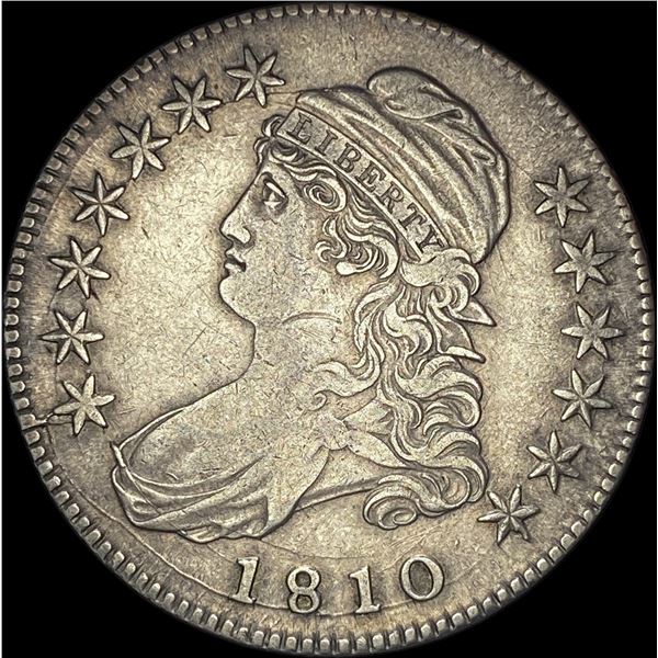 1810 Capped Bust Half Dollar NEARLY UNCIRCULATED