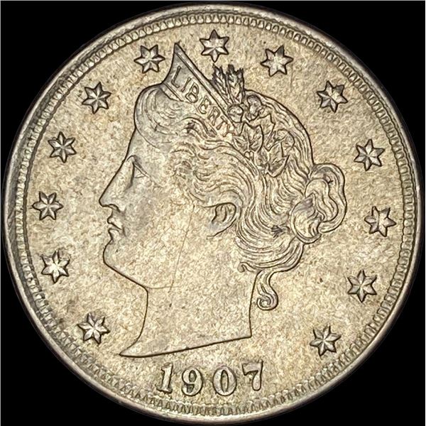 1907-S Liberty Head Nickel UNCIRCULATED
