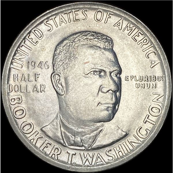 1946 Silver Half Dollar Booker T. Washington CHOICE BU