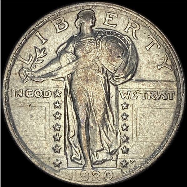 1920-M Standing Liberty Silver Quarter CLOSELY UNCIRCULATED