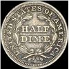 Image 2 : 1857 Silver Half Dime CLOSELY UNCIRCULATED
