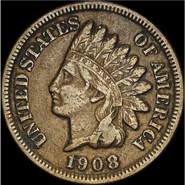 1908-S Indian Head Cent NEARLY UNCIRCULATED