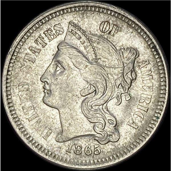 1865 Nickel Three-Cent Piece UNCIRCULATED