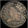 Image 1 : 1809 Classic Head Half Cent NICELY CIRCULATED
