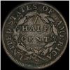 Image 2 : 1809 Classic Head Half Cent NICELY CIRCULATED