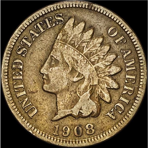 1908-S Indian Head Cent LIGHTLY CIRCULATED