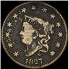 Image 1 : 1827 Coronet Head Large Cent LIGHTLY CIRCULATED