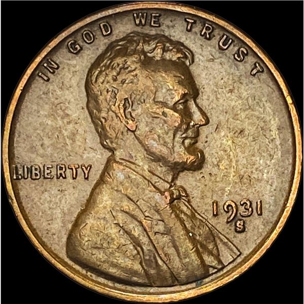 1931-S Lincoln Wheat Cent CLOSELY UNCIRCULATED