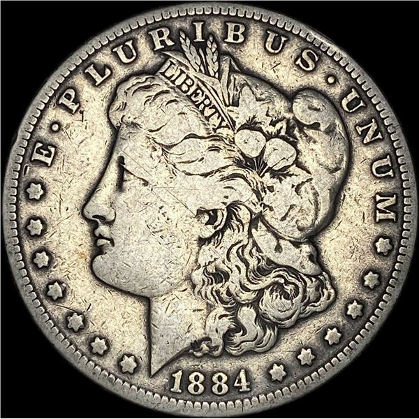 1884 Morgan Silver Dollar LIGHTLY CIRCULATED