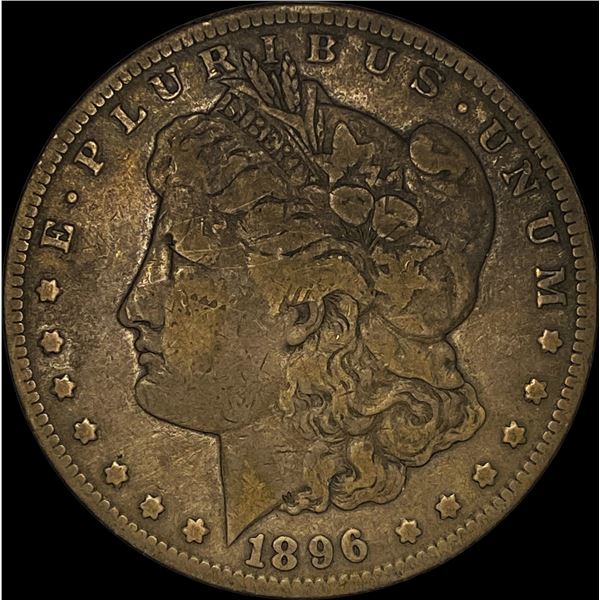 1896-S Silver Morgan Dollar LIGHTLY CIRCULATED