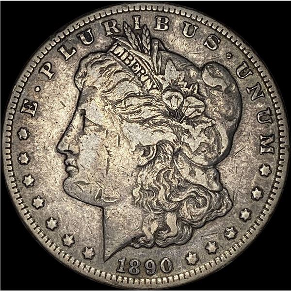 1890-CC Silver Morgan Dollar NEARLY UNCIRCULATED