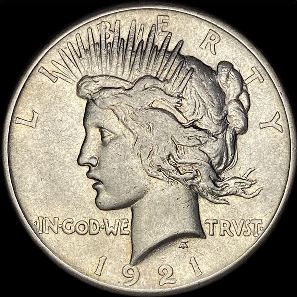 1921 Silver Peace Dollar NEARLY UNCIRCULATED