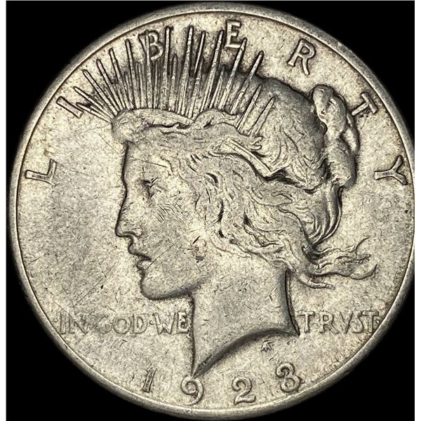 1923-S Silver Peace Dollar LIGHTLY CIRCULATED