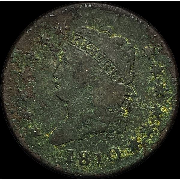 1810 Classic Head Large Cent NICELY CIRCULATED