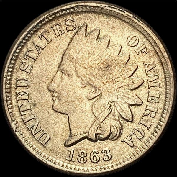 1863 Copper-Nickel Indian Head Cent UNCIRCULATED
