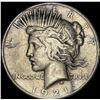 Image 1 : 1921 Silver Peace Dollar NEARLY UNCIRCULATED