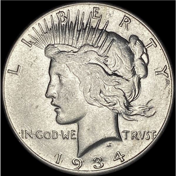 1934 Peace Silver Dollar CLOSELY UNCIRCULATED