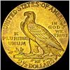 Image 2 : 1913 Indian Head Gold $2.50 Quarter Eagle UNCIRCULATED