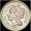 Image 1 : 1867 Nickel Three-Cent Piece CLOSELY UNCIRCULATED