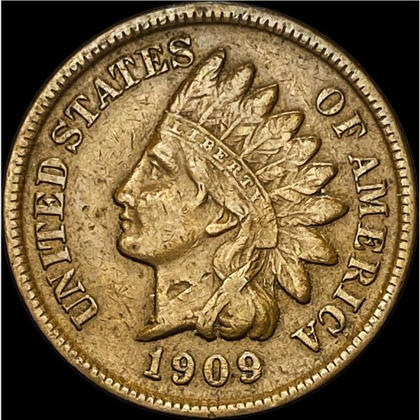 1909-S Indian Head Cent NEARLY UNCIRCULATED