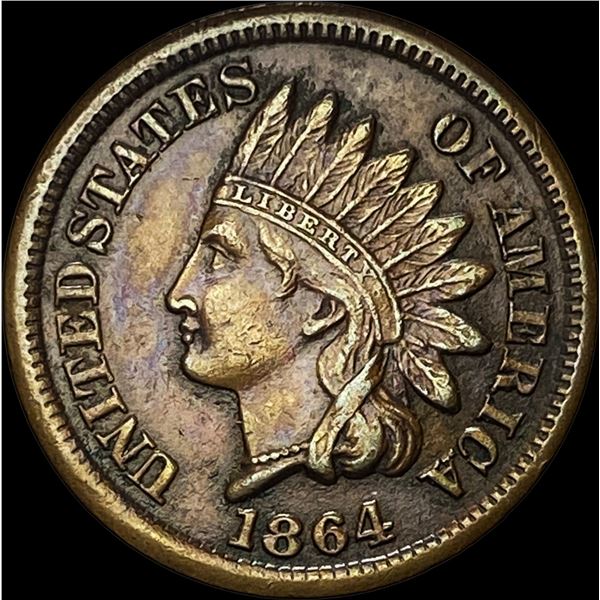 1864 Bronze Indian Head Cent CLOSELY UNCIRCULATED