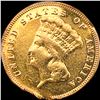 Image 1 : 1874 $3 Gold Indian Princess Head HIGH GRADE