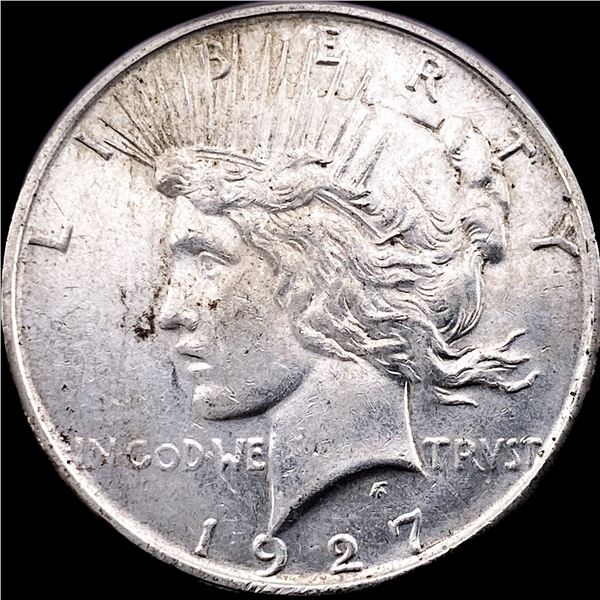 1927 Silver Peace Dollar CHOICE AU