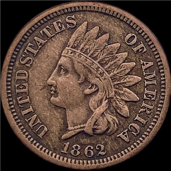 1862 Indian Head Cent NEARLY UNCIRCULATED