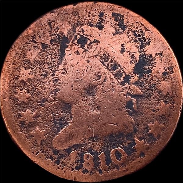1810 Classic Head Large Cent NICELY CIRCULATED