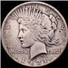 Image 1 : 1921 Silver Peace Dollar NEARLY UNCIRCULATED