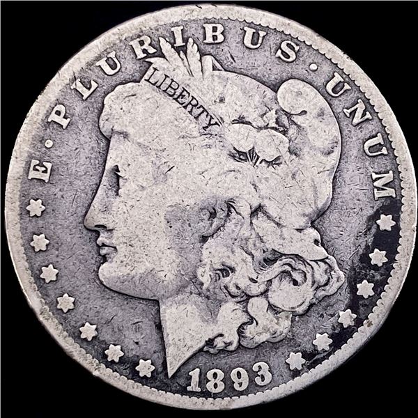 1893-CC Silver Morgan Dollar NICELY CIRCULATED