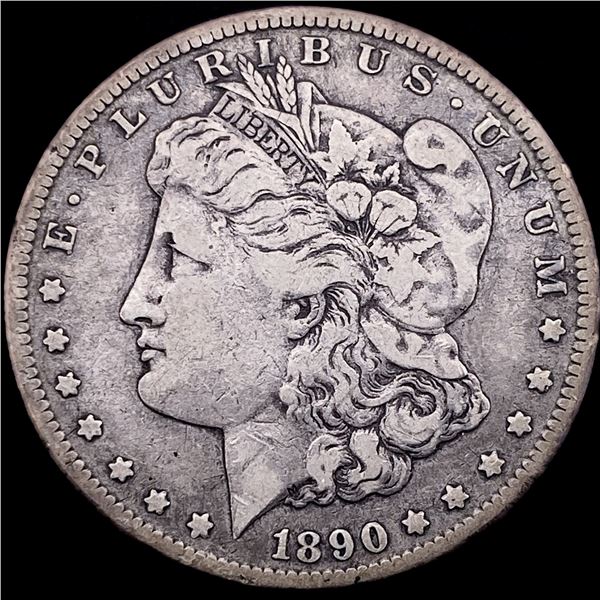 1890-CC Silver Morgan Dollar LIGHTLY CIRCULATED