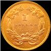 Image 2 : 1856 Gold $1 Indian Head Type 2 CLOSELY UNCIRCULATED