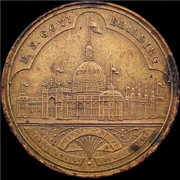 1893 World's Columbian Exposition Medal HIGH GRADE