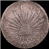 Image 1 : 1868-Mo YH Mexico Silver 8 Reales HIGH GRADE