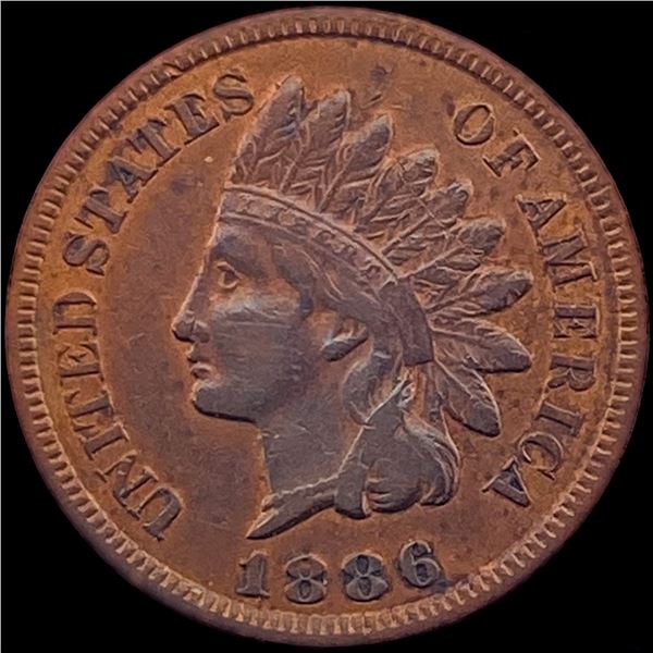 1886 Indian Head Cent NEARLY UNCIRCULATED