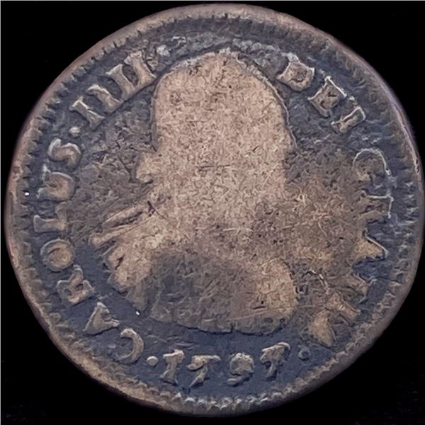1797 Spain 1 Real Mexico City Mint. NICELY CIRCULATED