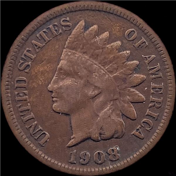 1908-S Indian Head Cent LIGHTLY CIRCULATED