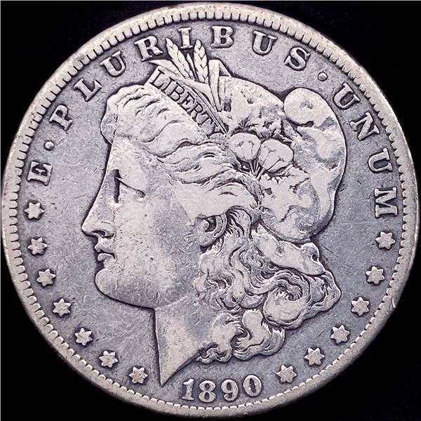 1890-CC Silver Morgan Dollar LIGHTLY CIRCULATED
