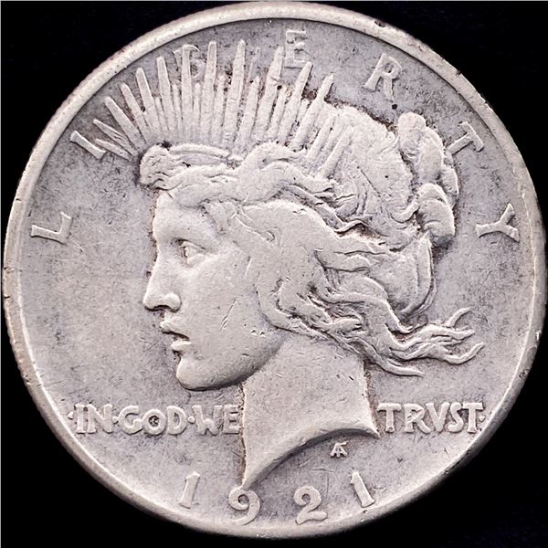 1921 Silver Peace Dollar LIGHTLY CIRCULATED