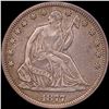 Image 1 : 1877 Seated Liberty Half Dollar NEARLY UNCIRCULATED