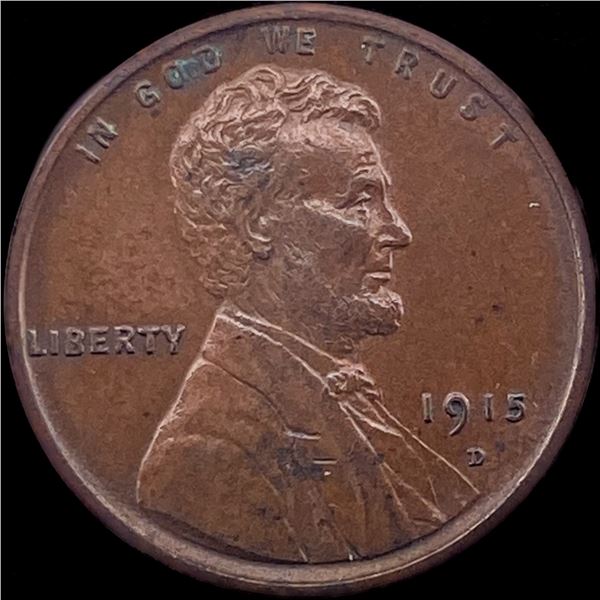 1915-D Lincoln Wheat Cent CLOSELY UNCIRCULATED